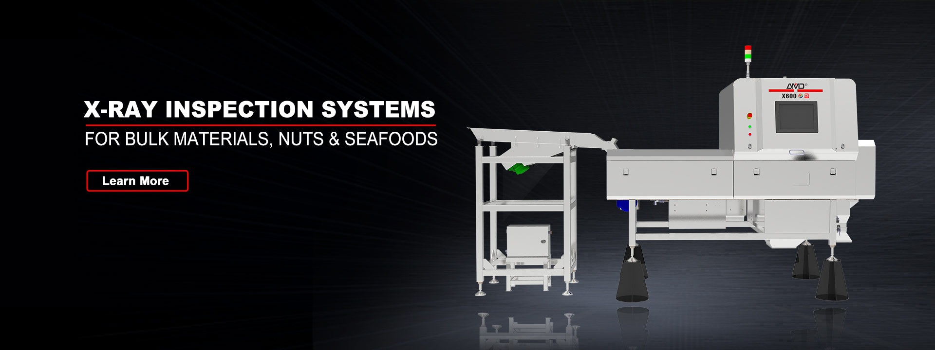 X-Ray nuts color sorter