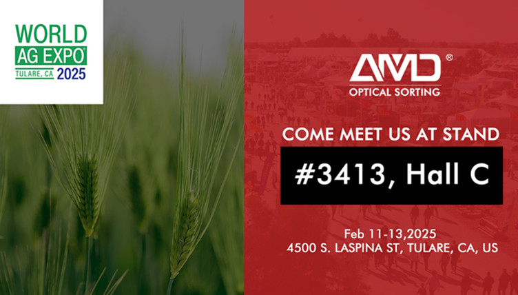 AMD® Optical Sorting to Exhibit at World Ag Expo 2025